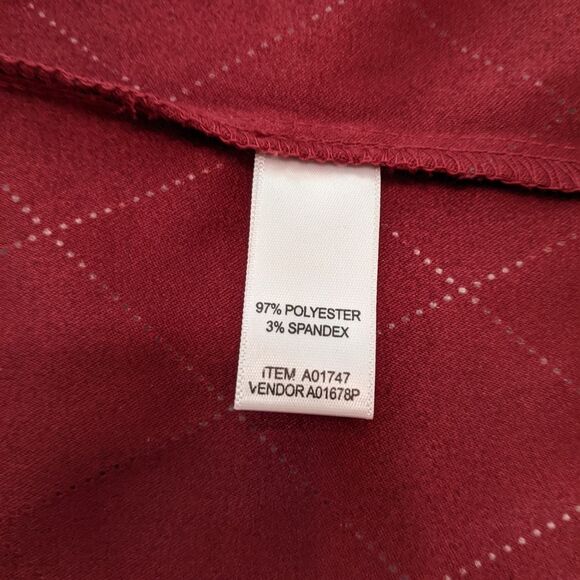 Burgundy Jacket Faux Suede Women's Size PM - Picture 7 of 9